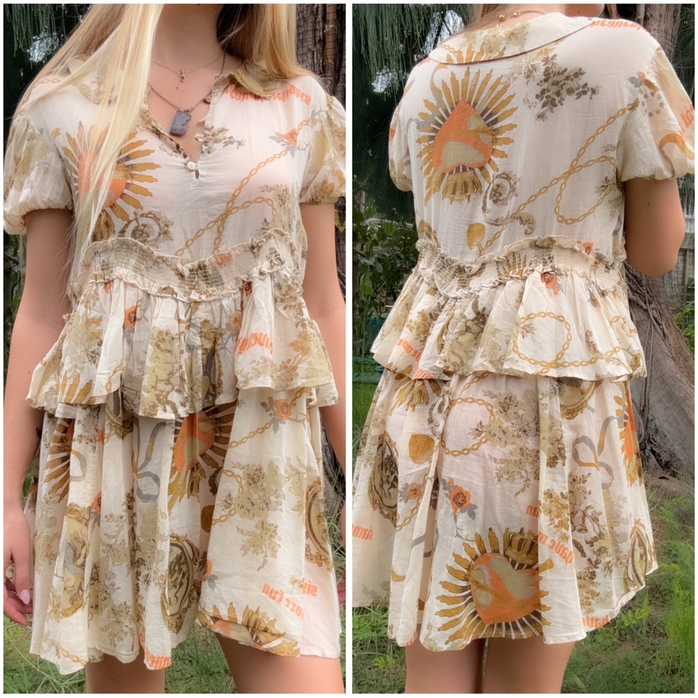 kimchi blue babydoll dress
